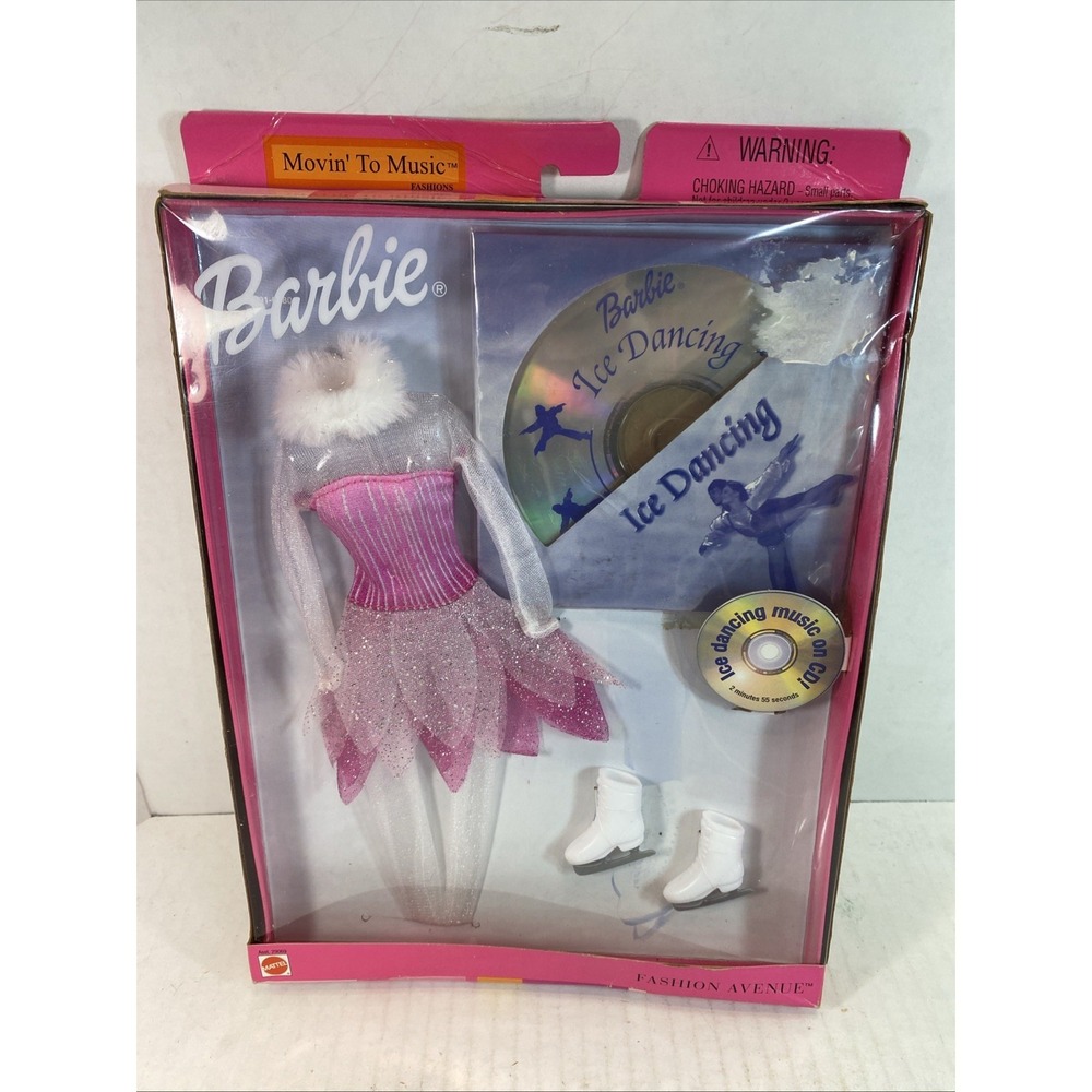 Barbie Fashion Avenue Movin to Music Vintage 2000‎ Ice Skater Outfit NEW